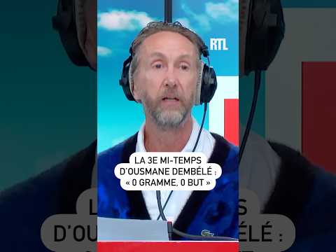 « Pour sa 3e mi-temps, Ousmane Dembélé a été cohérent : 0 gramme, 0 but ! » ⚽🥃