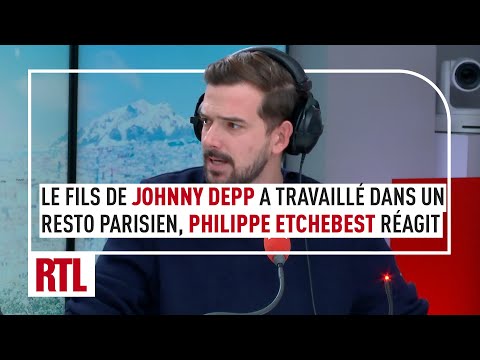 Le fils de Johnny Depp a travaillé secrètement dans un restaurant parisien Philippe Etchebest réagit