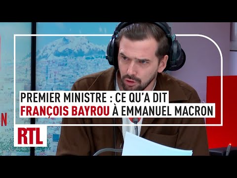 Ce qu’a dit François Bayrou à Emmanuel Macron pour être nommé Premier ministre