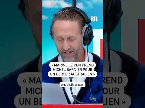 🐕 « Marine Le Pen prend Michel Barnier pour un berger allemand ! »