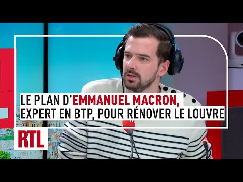 Le plan d’Emmanuel Macron, expert en BTP, pour rénover le Louvre