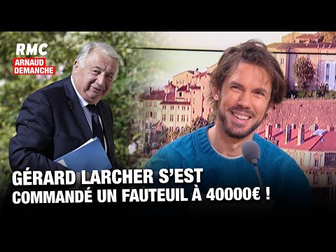 Arnaud Demanche: Gérard Larcher s’est commandé un fauteuil à 40 000 euros !