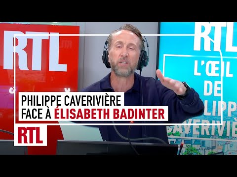 Philippe Caverivière face à Elisabeth Badinter