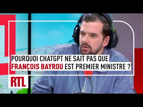 Pourquoi ChatGPT ne sait pas que François Bayrou est le Premier ministre français ?