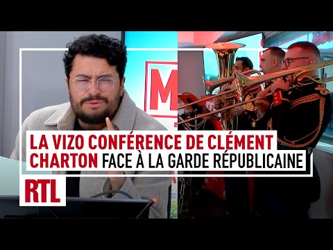 La Vizo conférence de Clément Charton face à la Garde Républicaine